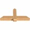 Ekena Millwork Eugene Smooth Timber Gable Bracket, Western Red Cedar, 48"W x 24"H x 5 1/2"D x 5 1/2"F, 12/12 Pitch GBW048X24X0606EUG00SWR - alternate 5